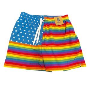 Chubbies Love Is Love 2.0 Pride Classic Swim‎ Trunks 5.5" Men's M NEW